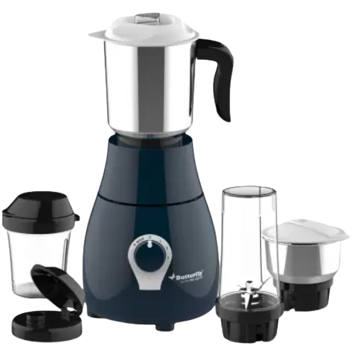 Butterfly Arrow Pro Blend 500 Juicer Mixer Grinder (4 Jars, Ink Blue)